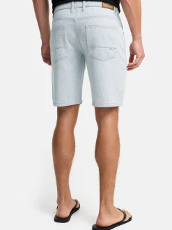 Indicode Herren Shorts Jeans - INBelliz in hellblau denim