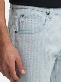 Indicode Herren Shorts Jeans - INBelliz in hellblau denim