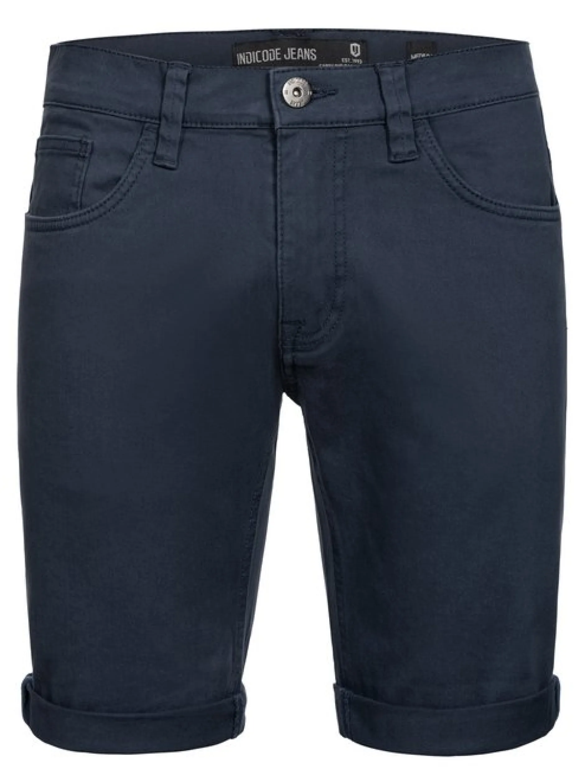 Indicode Herren Shorts Jeans - Villeurbanne in marine