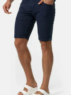 Indicode Herren Shorts Jeans - Villeurbanne in marine