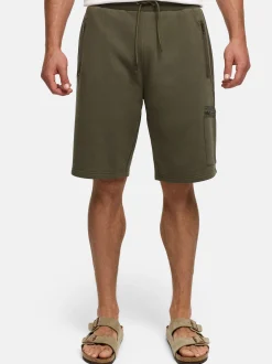 Indicode Herren Shorts Sweat - INNorson in khaki