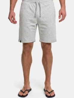 Indicode Herren Shorts Sweat - Aldrich in beige sand