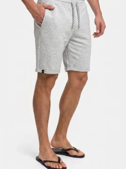 Indicode Herren Shorts Sweat - Aldrich in beige sand