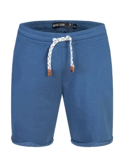 Indicode Herren Shorts Sweat - Aldrich in indigo blau