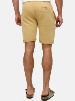 Indicode Herren Shorts Sweat - Aldrich in beige