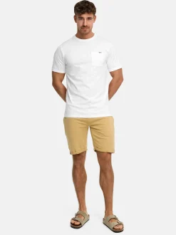 Indicode Herren Shorts Sweat - Aldrich in beige