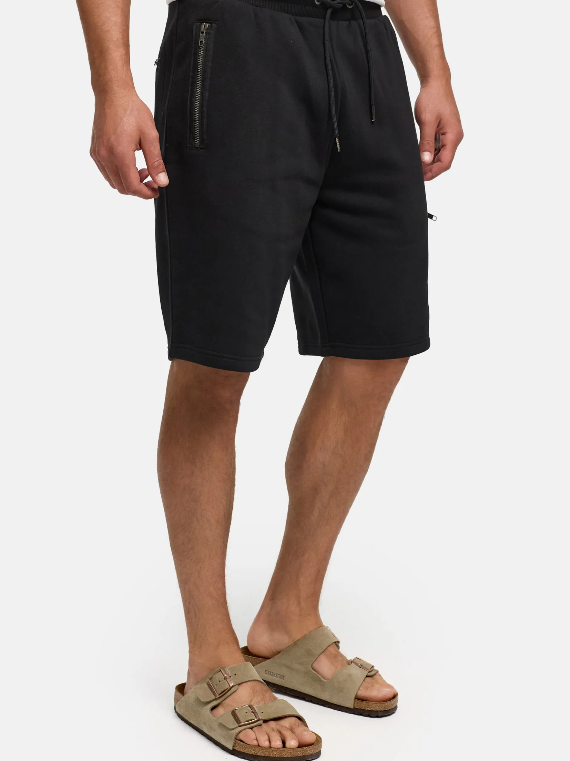 Indicode Herren Shorts Sweat - INNorson in schwarz