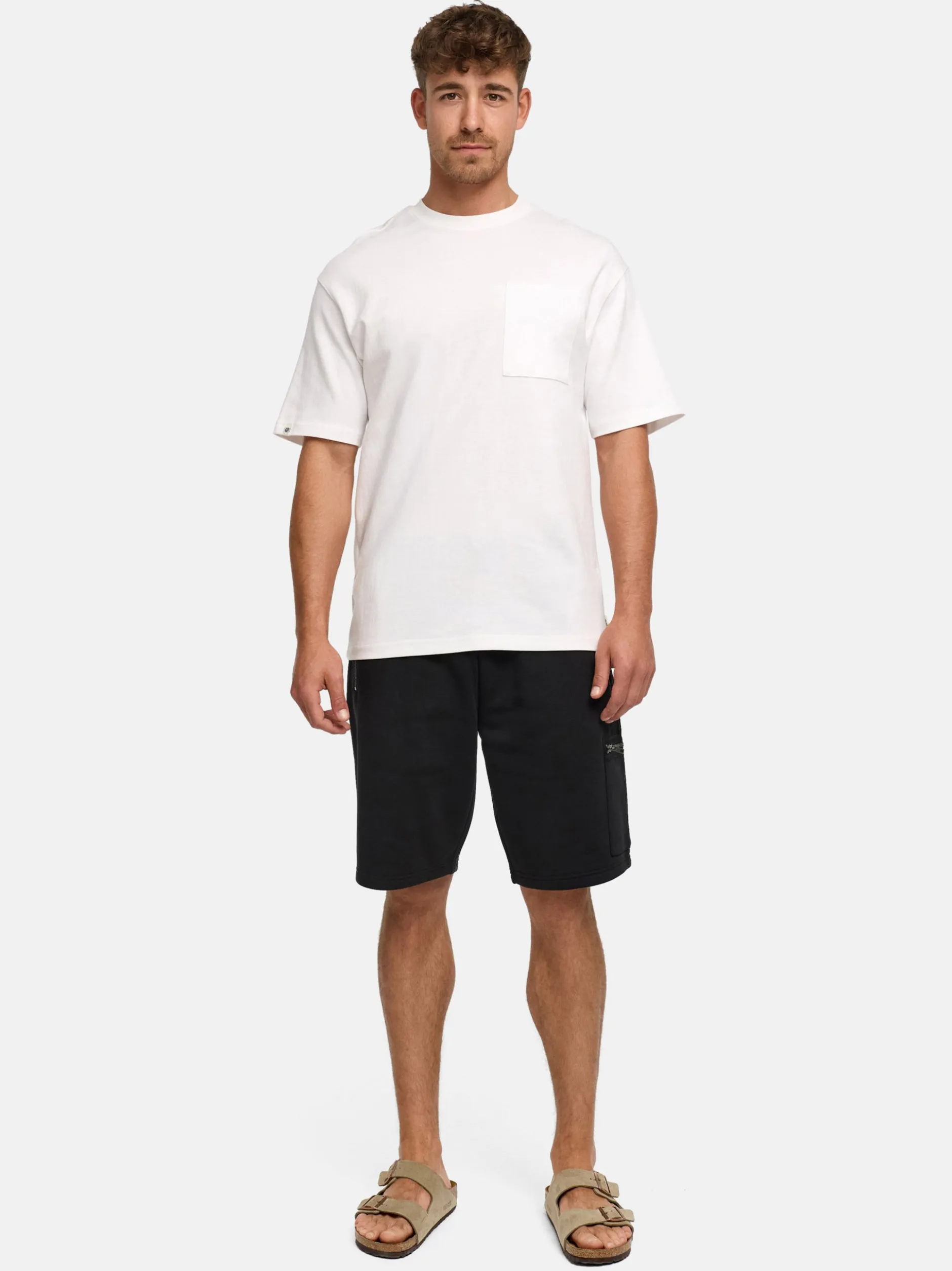 Indicode Herren Shorts Sweat - INNorson in schwarz
