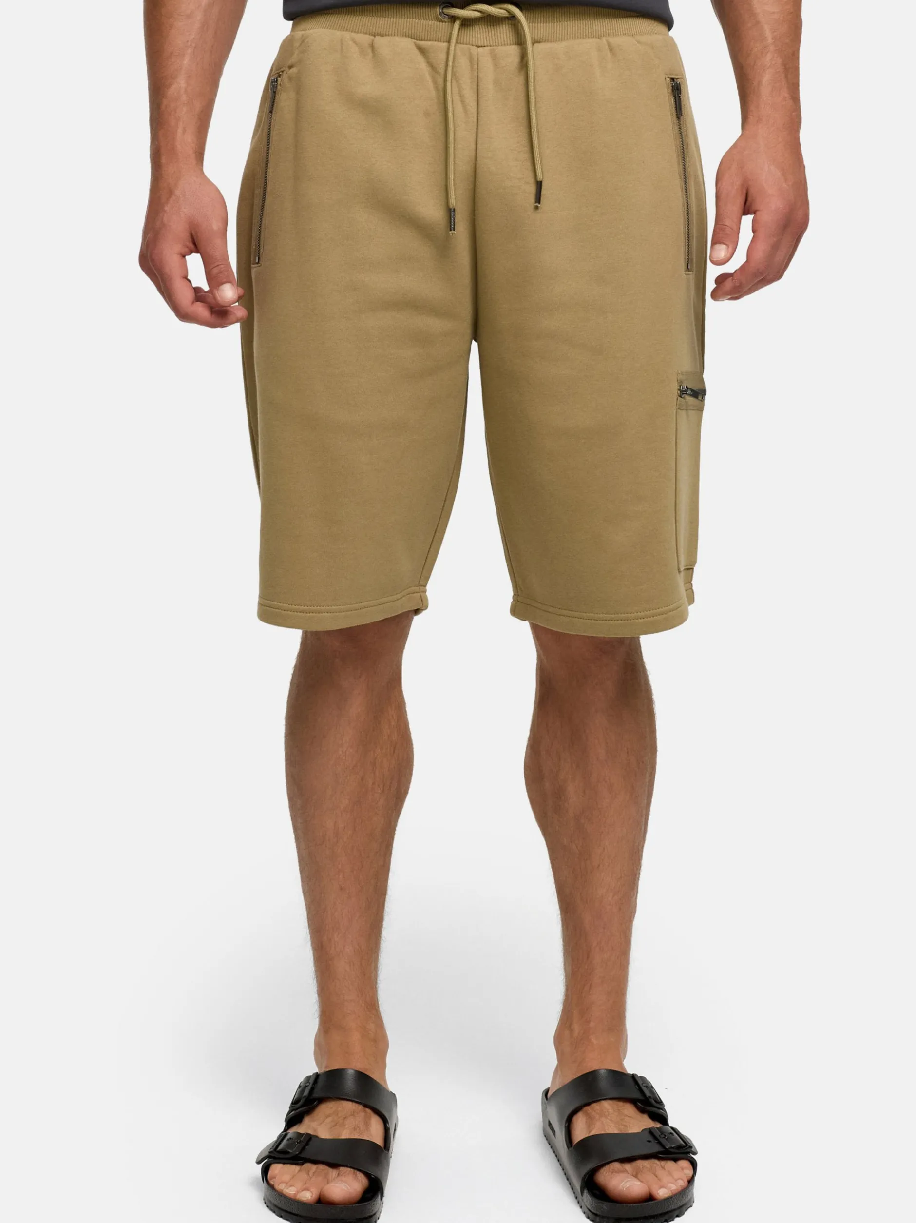 Indicode Herren Shorts Sweat - INNorson in beige