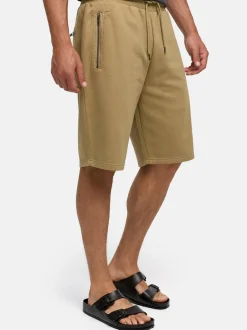 Indicode Herren Shorts Sweat - INNorson in beige