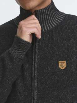 Indicode Herren Strickjacke - IDAndy in schwarz