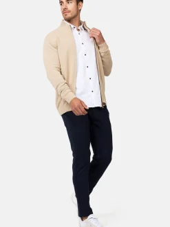 Indicode Herren Strickjacke - INLut in beige