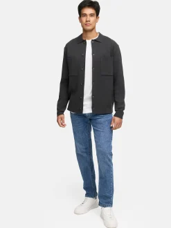 Indicode Herren Strickjacke - INBellino Cardigan in anthrazit
