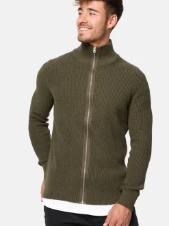 Indicode Herren Strickjacke - Dodson in khaki