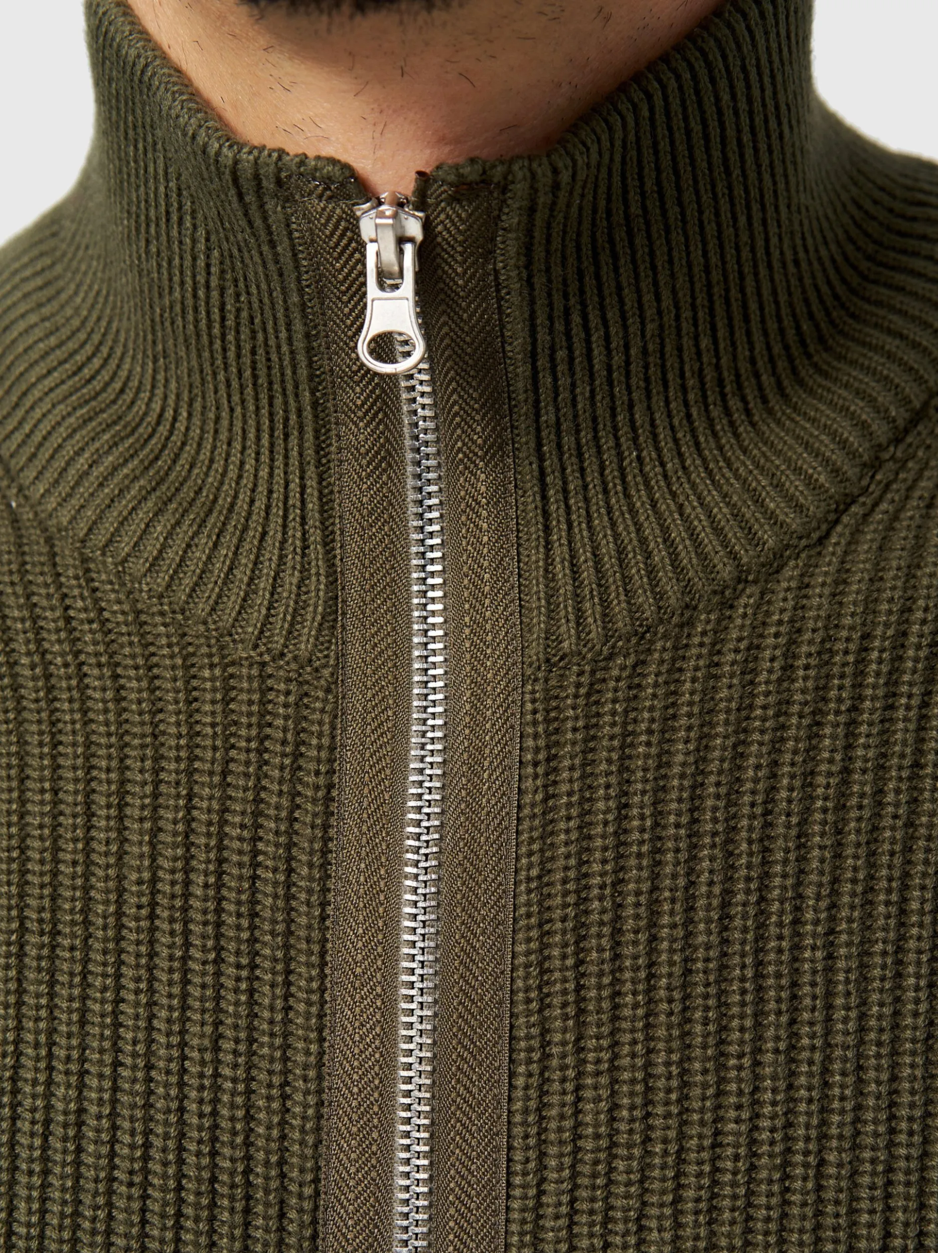 Indicode Herren Strickjacke - Dodson in khaki
