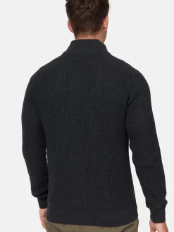 Indicode Herren Strickjacke - INLayton in anthrazit