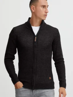 Indicode Herren Strickjacke - IDValego in schwarz