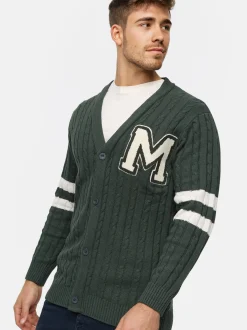 Indicode Herren Strickjacke - INJose in grün