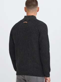 Indicode Herren Strickjacke - IDRockly in schwarz