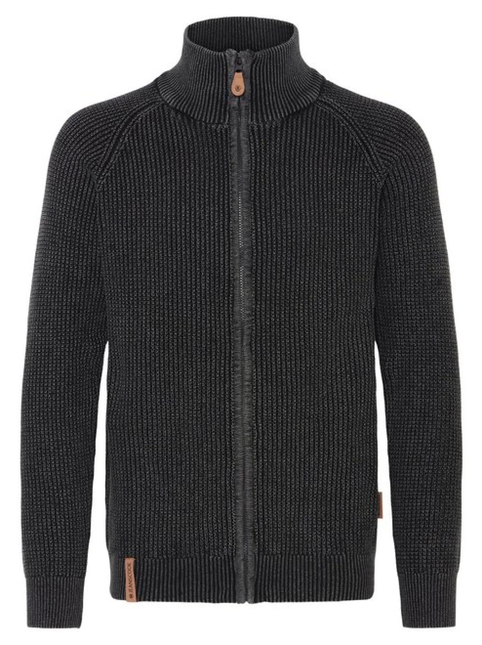 Indicode Herren Strickjacke - IDRockly in schwarz