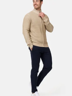 Indicode Herren Strickjacke - INLayton in beige