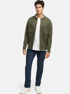 Indicode Herren Strickjacke - INBellino Cardigan in khaki
