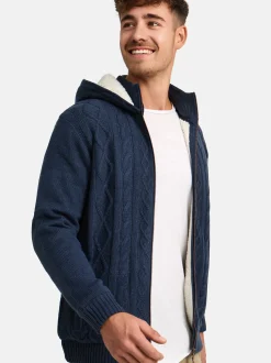 Indicode Herren Strickjacke - INRandolph in marine