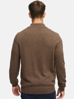 Indicode Herren Strickjacke - INMargous Cardigan in braun
