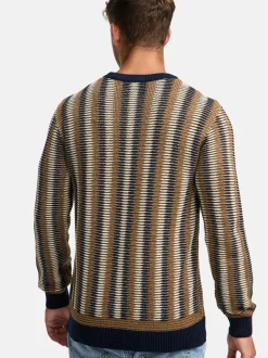 Indicode Herren Strickpullover - INScott in braun