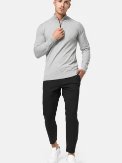 Indicode Herren Strickpullover - Gore in hellgrau