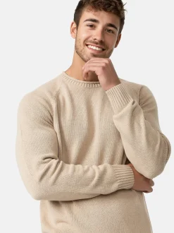 Indicode Herren Strickpullover - INMassum in beige