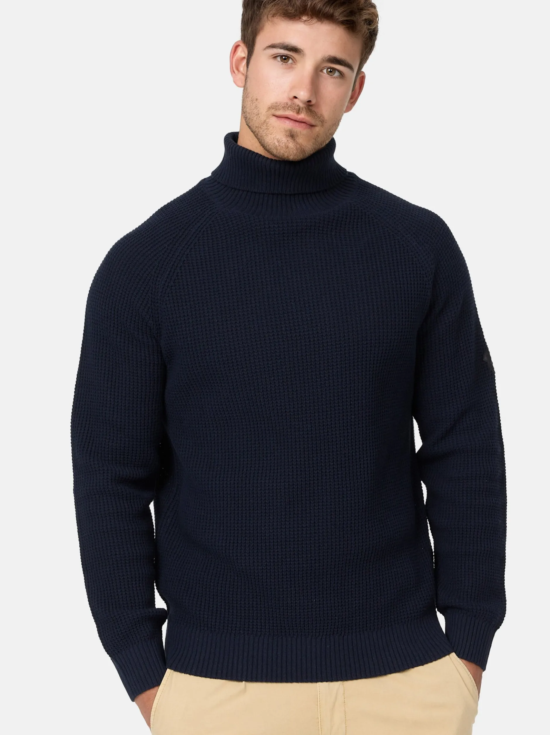 Indicode Herren Strickpullover - INHarlan in marine