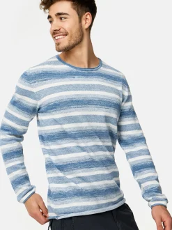 Indicode Herren Strickpullover - INManfred in blau