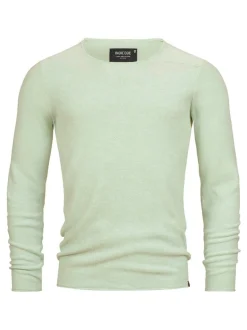 Indicode Herren Strickpullover - Loakim in türkis hellblau