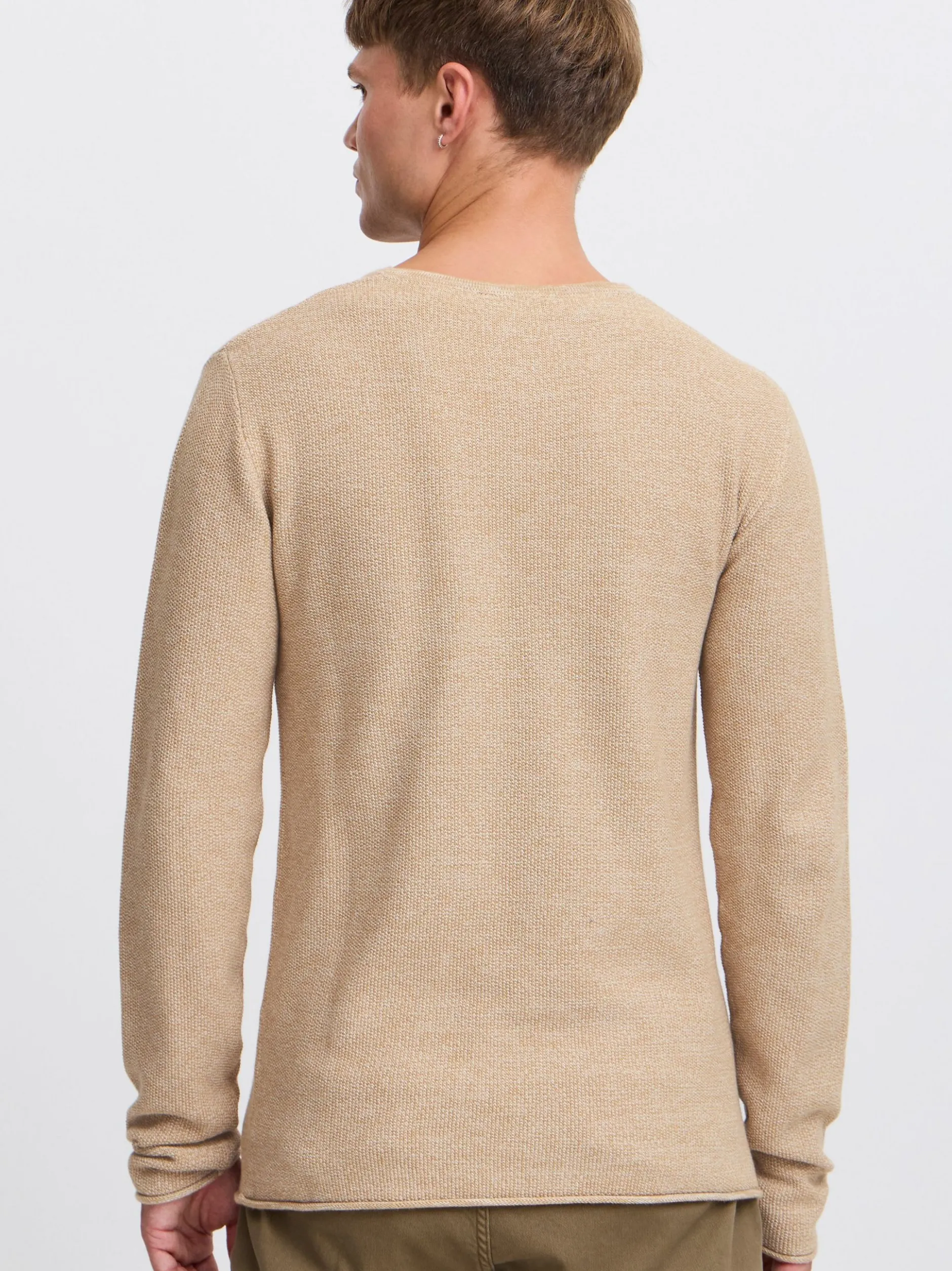 Indicode Herren Strickpullover - IDJadas in beige