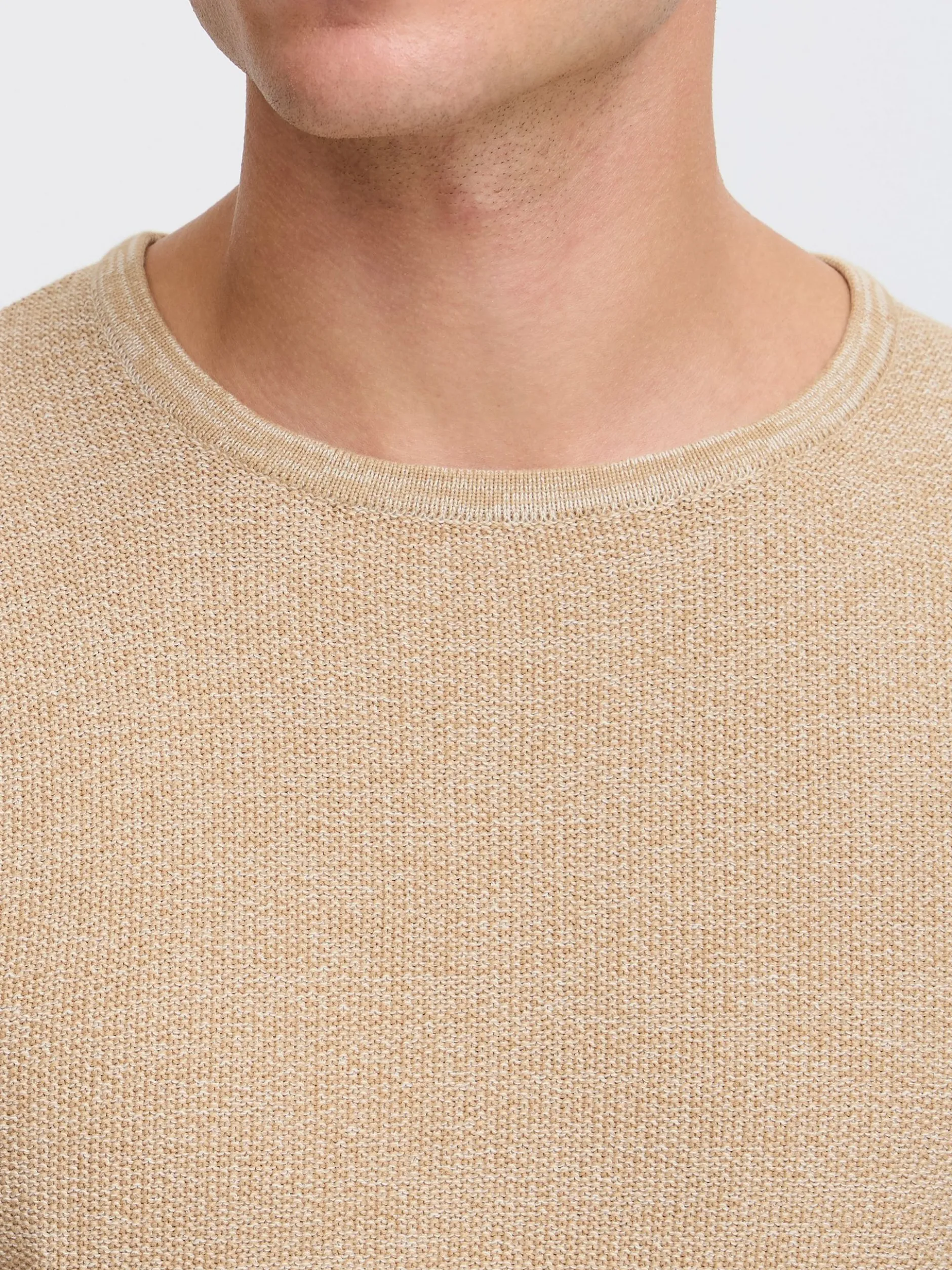 Indicode Herren Strickpullover - IDJadas in beige