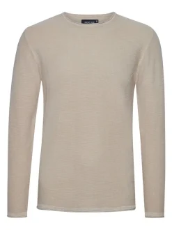 Indicode Herren Strickpullover - IDKarpo in beige