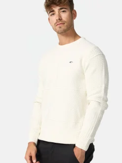 Indicode Herren Strickpullover - INJustice in vanille weiß