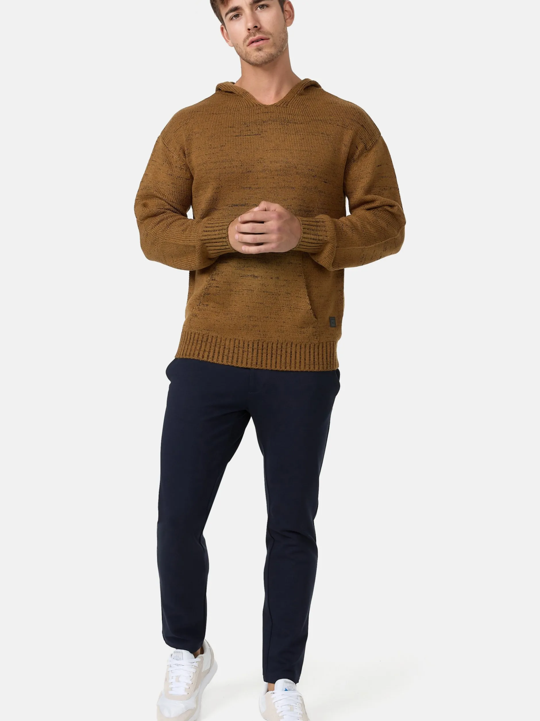 Indicode Herren Strickpullover - INLedger in braun