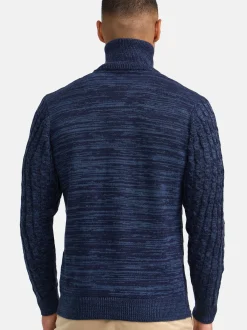 Indicode Herren Strickpullover - INHector in marine
