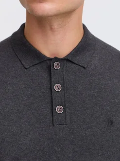 Indicode Herren Strickpullover - IDBellox in anthrazit