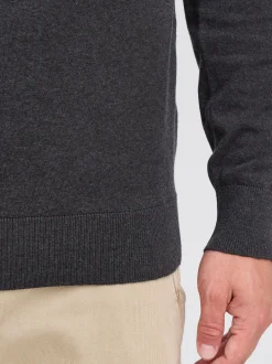 Indicode Herren Strickpullover - IDBellox in anthrazit