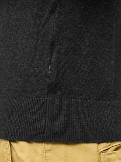 Indicode Herren Strickpullover - INKastra in anthrazit