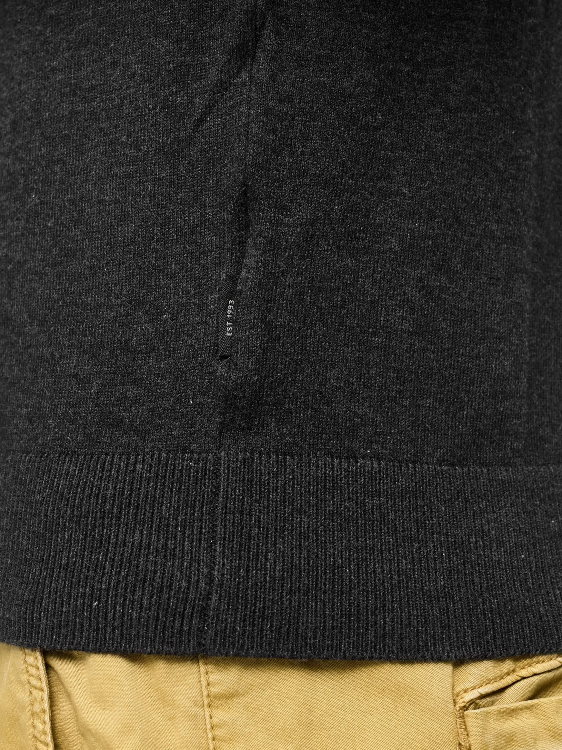 Indicode Herren Strickpullover - INKastra in anthrazit