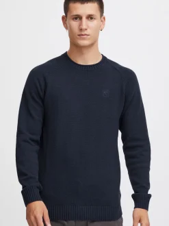 Indicode Herren Strickpullover - IDTorin in marine