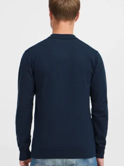 Indicode Herren Strickpullover - IDBellox in marine