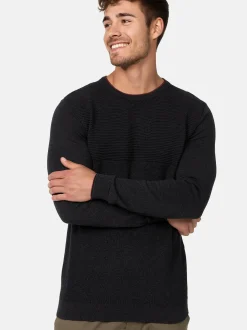 Indicode Herren Strickpullover - INReign in schwarz