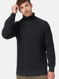 Indicode Herren Strickpullover - INHarlan in anthrazit