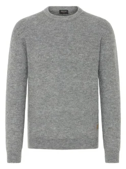 Indicode Herren Strickpullover - IDBratram in grau