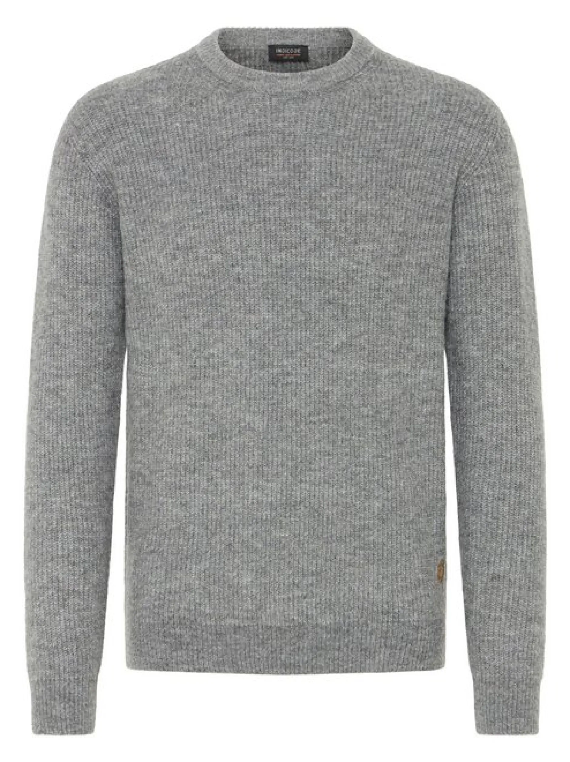 Indicode Herren Strickpullover - IDBratram in grau